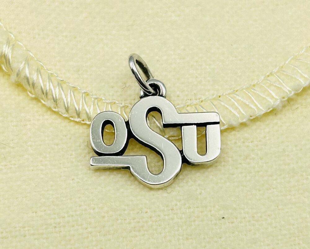 VERY RARE James Avery Retired 925 Sterling Silver OSU Charm HTF